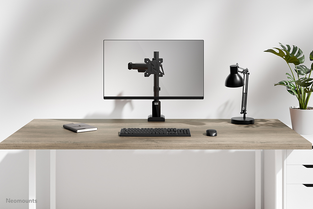 Neomounts DS60-600BL1 Monitorarm 10-32" - Quick Fix - 180°-Stopp